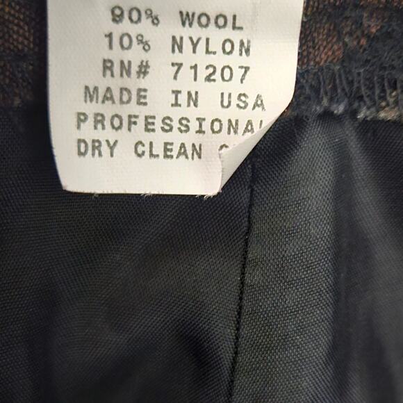 J'envie Wool Blend Pinstripe Patterned Dress Pants Size 4 - Picture 4 of 4